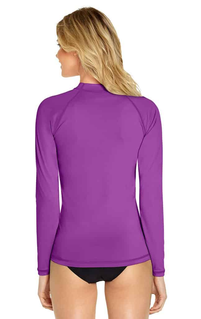 Women's Long Sleeve Rash Guard – Purple - Wet Effect, Inc.