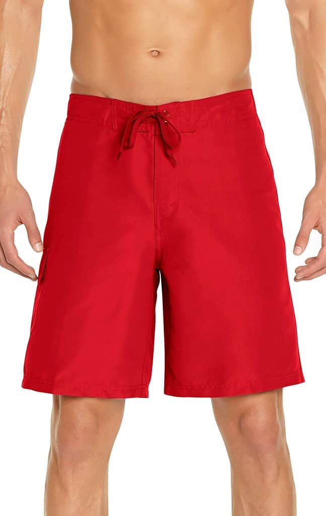 Men's Cargo Board Short - Red - Wet Effect, Inc.